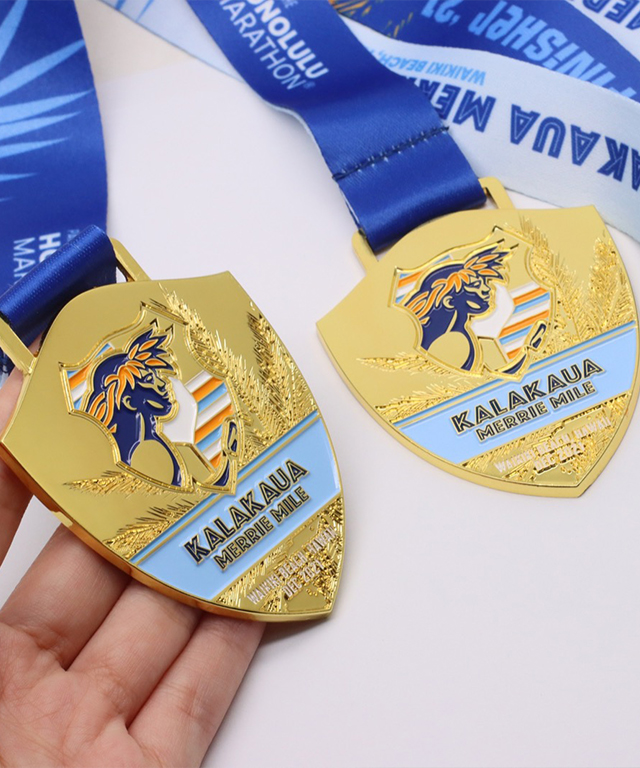 Hard Enamel Corporate Athletic Award Medal